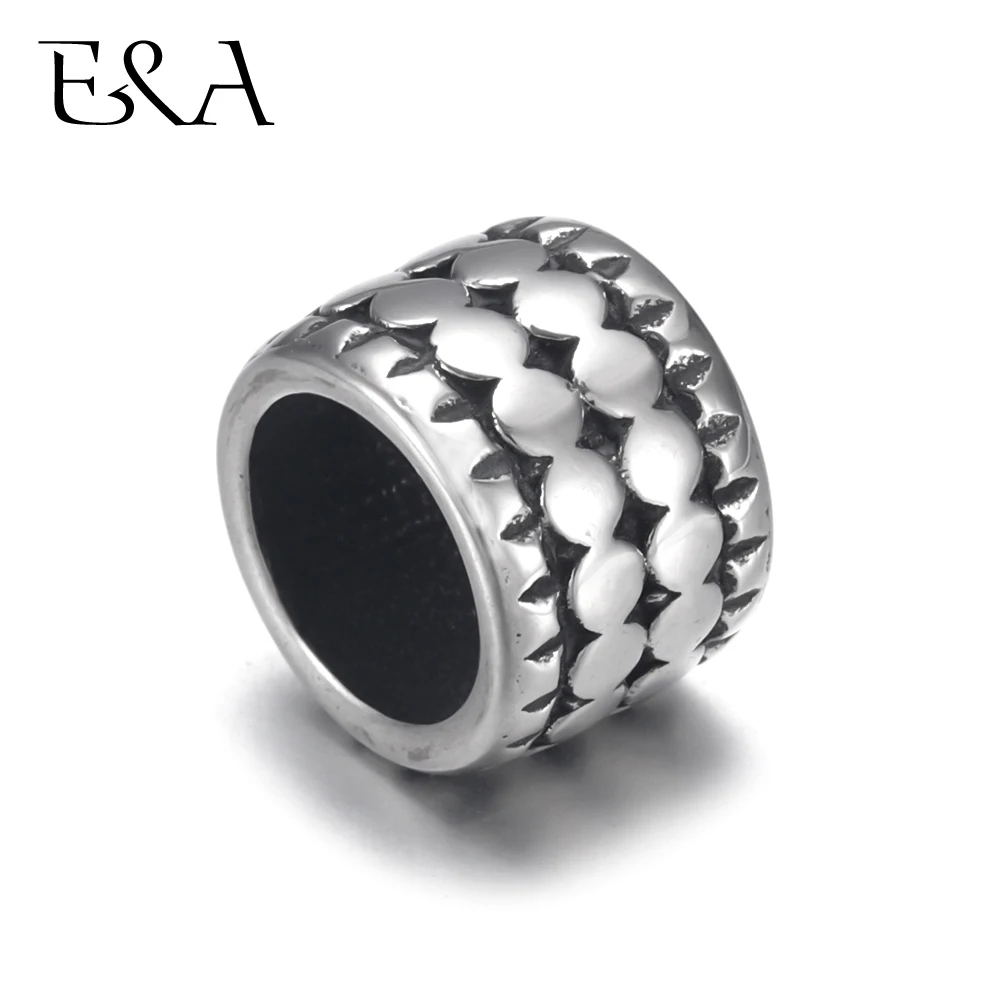 4pcs Stainless Steel Cylinder Bead Charm 8mm Large Hole for Leather Jewelry Bracelet Making Metal Beads Accessories DIY Supplies
4pcs Stainless Steel Cylinder Bead Charm 8mm Large Hole for Leather Jewelry Bracelet Making Metal Beads Accessories DIY Supplies