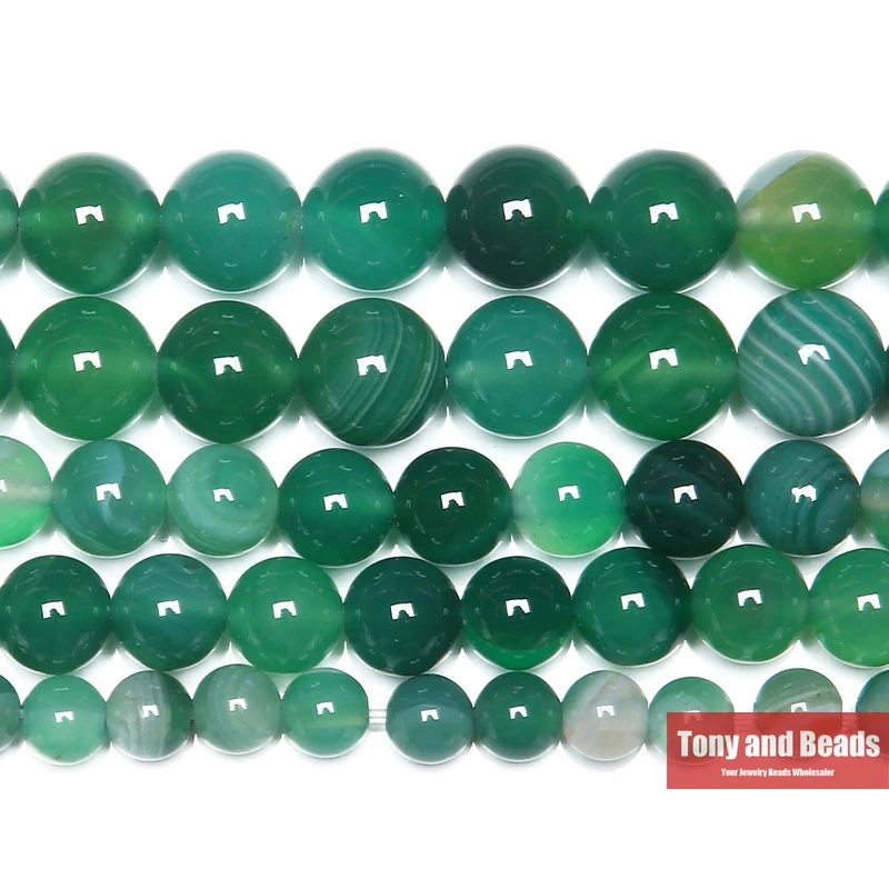 Natural Green Stripe Agate Stone Round Loose Beads Pick Size For DIY Jewelry
Natural Green Stripe Agate Stone Round Loose Beads Pick Size For DIY Jewelry