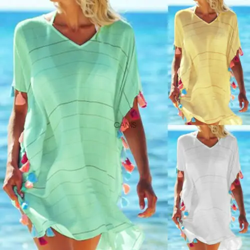 2019 Summer V Neck Women Bath Suit Bikini Striped Swimwear Cover Up Beach Dress Sarong Wrap Pareo Sundress
2019 Summer V Neck Women Bath Suit Bikini Striped Swimwear Cover Up Beach Dress Sarong Wrap Pareo Sundress