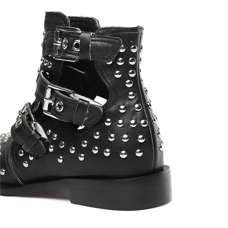 ASUMER big size 34-43 new genuine leather shoes women pointed toe ankle boots for women rivet Punk summer motorcycles boots 2022
ASUMER big size 34-43 new genuine leather shoes women pointed toe ankle boots for women rivet Punk summer motorcycles boots 2022