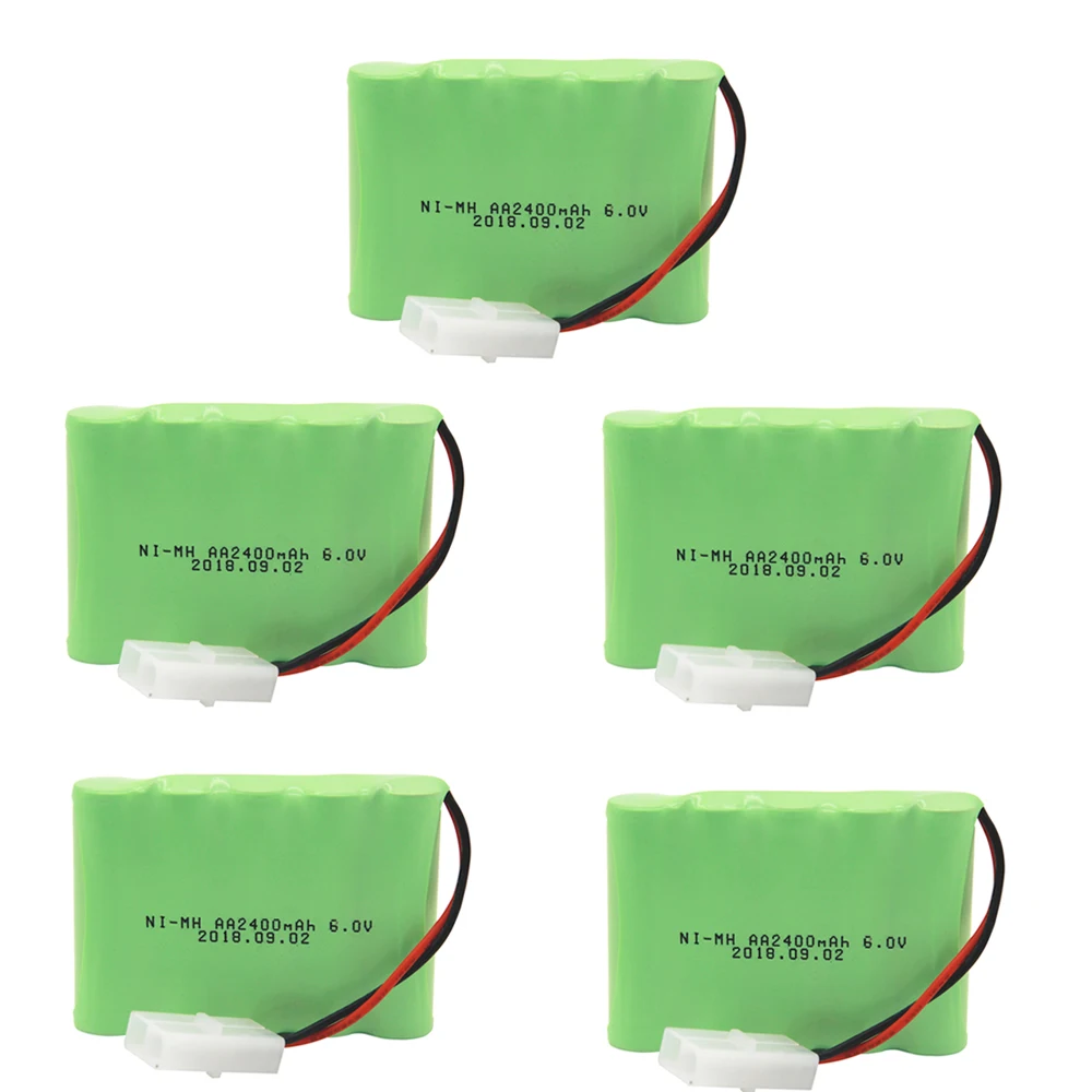 5PCS 6v 2400mah AA NI-MH Battery high capacity electric toy battery for Remote car ship robot rechargeable 6 v Tamiya battery
5PCS 6v 2400mah AA NI-MH Battery high capacity electric toy battery for Remote car ship robot rechargeable 6 v Tamiya battery