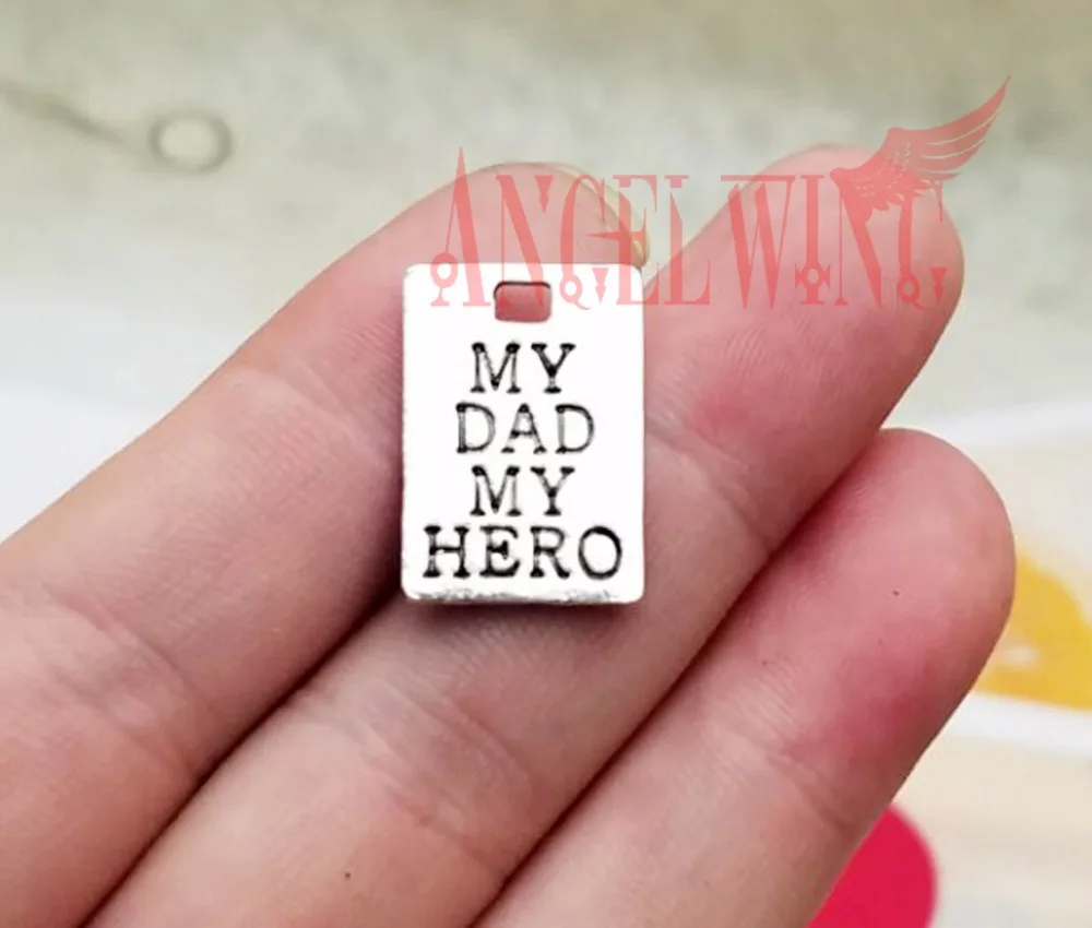 15pcs/lot--21x14mm, letter charms, Antique silver plated My Dad My Hero charms,DIY supplies,Jewelry accessories
15pcs/lot--21x14mm, letter charms, Antique silver plated My Dad My Hero charms,DIY supplies,Jewelry accessories