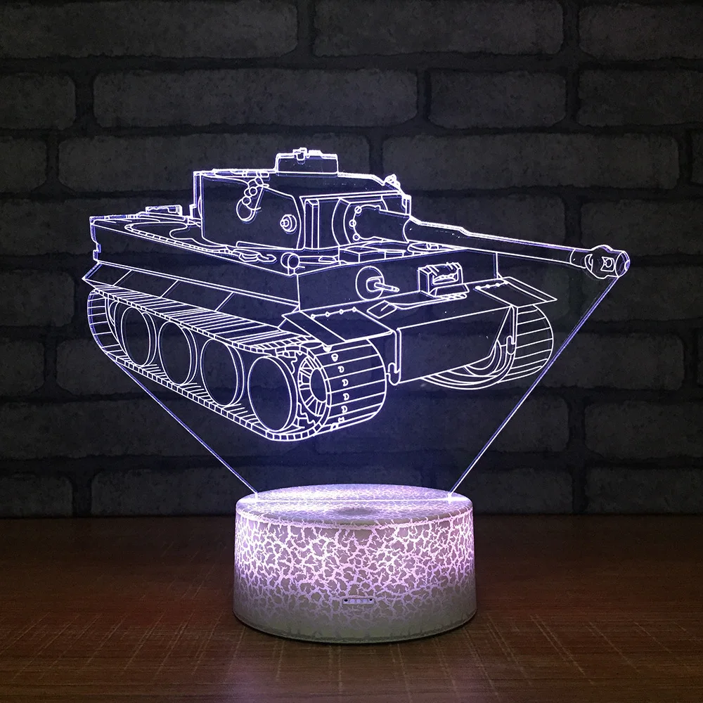 Crackle White Base Tank 3D LED Lamp 7 Colors Burst Led Night Lamp for Kid Touch Led USB Table Baby Sleeping Nightlight Room Lamp
Crackle White Base Tank 3D LED Lamp 7 Colors Burst Led Night Lamp for Kid Touch Led USB Table Baby Sleeping Nightlight Room Lamp