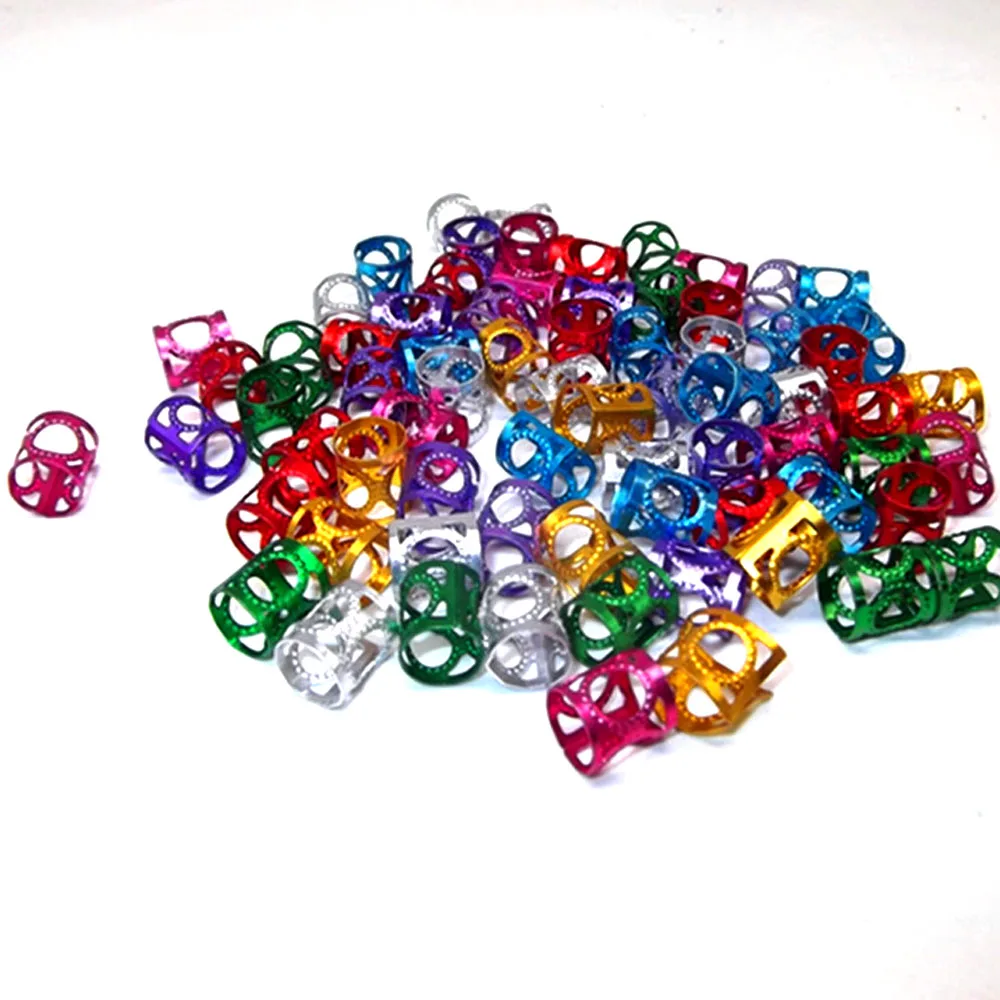 Fashion 100PCS/Bag Colorful Hair Braiding Beads Rings Cuff Hair Styling Tools Cosmetic Makeup Beauty Accessories
Fashion 100PCS/Bag Colorful Hair Braiding Beads Rings Cuff Hair Styling Tools Cosmetic Makeup Beauty Accessories