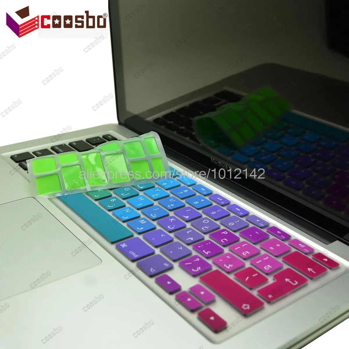 Цветная накладка на клавиатуру для Macbook Air Pro Retina Jpanese Thai Россия Испания Франция
