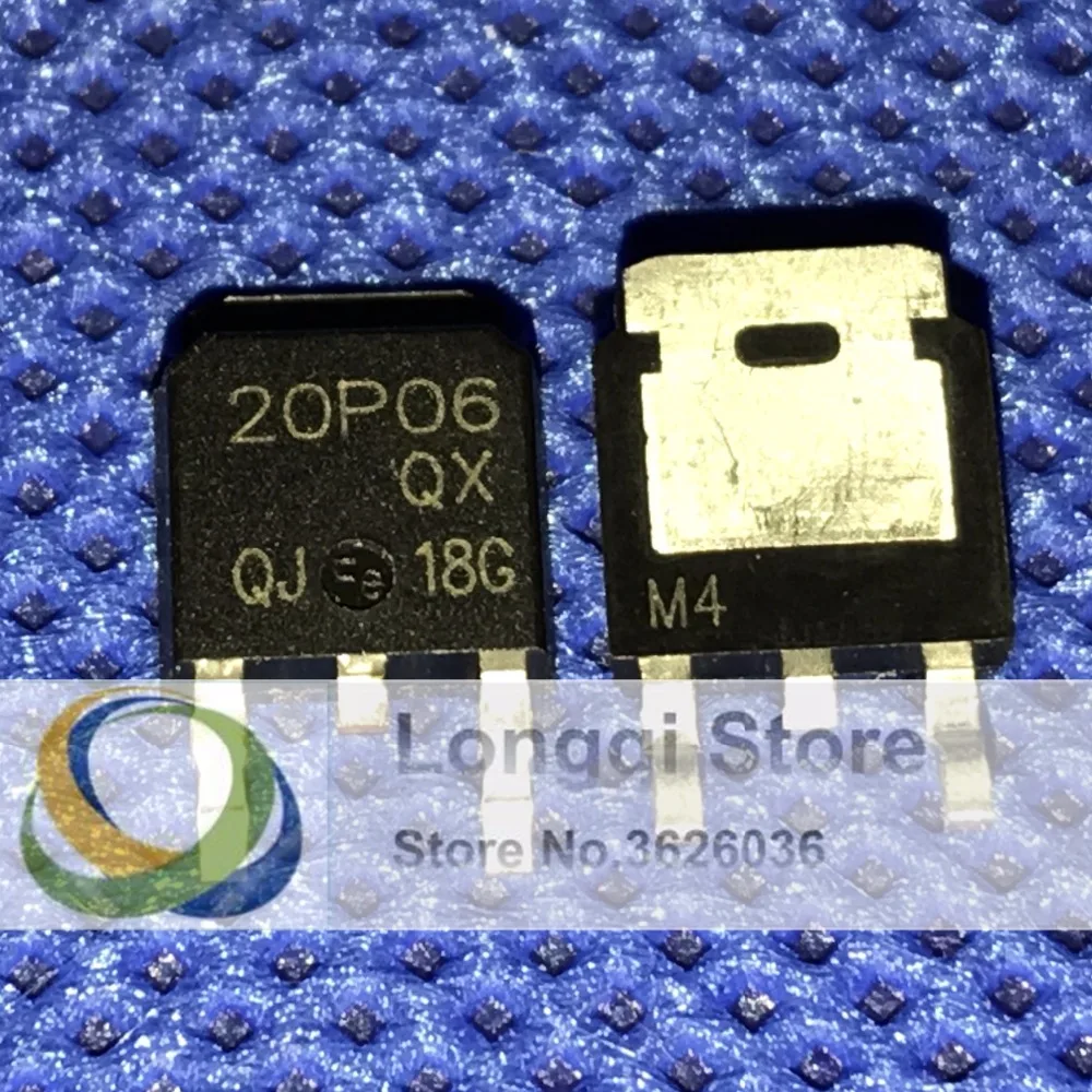 10 шт. МОП транзистор 20P06 TO 252 P для улучшения канала 20 А 60 в|pnp|pnp mosfet |