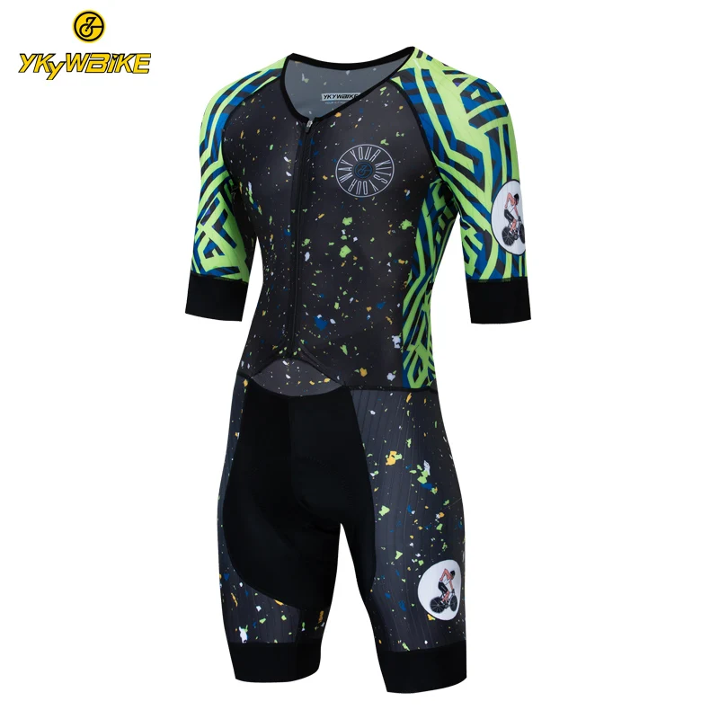 YKYWBIKE Men Triathlon Cycling Skinsuit Short Sleeve Custom Cycling Jersey Set Pad High Quality MTB Bike Jersey Clothes Kit
YKYWBIKE Men Triathlon Cycling Skinsuit Short Sleeve Custom Cycling Jersey Set Pad High Quality MTB Bike Jersey Clothes Kit