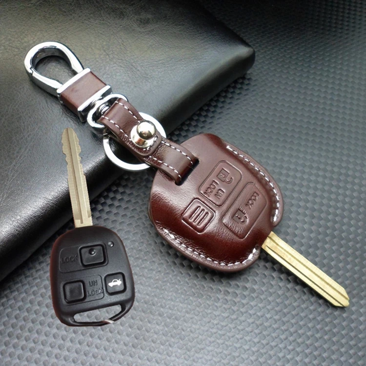 Leather Key Case for Toyota Prado Camry xv40 Rav4 suits for Lexus LS LX RC RX 2 3 Buttons Key Fob Cover Key Holder Accessories
Leather Key Case for Toyota Prado Camry xv40 Rav4 suits for Lexus LS LX RC RX 2 3 Buttons Key Fob Cover Key Holder Accessories