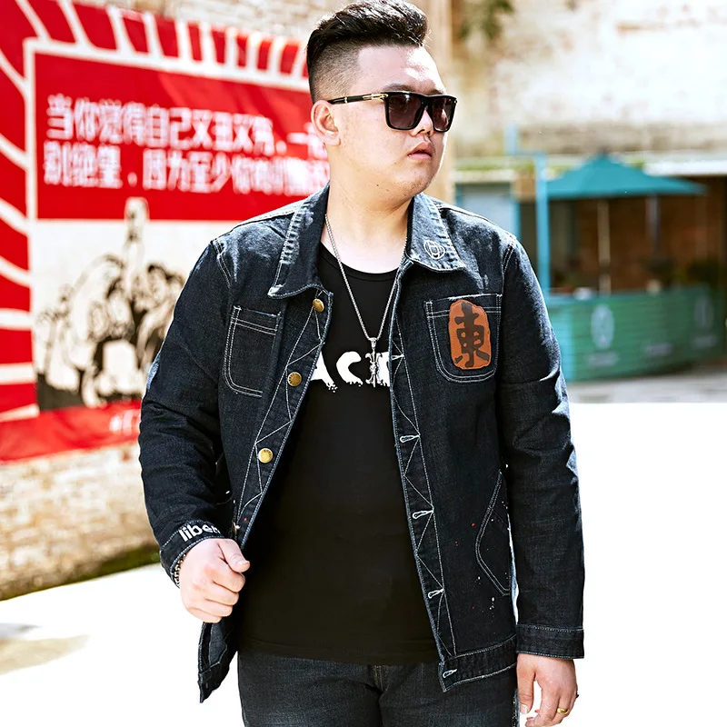 Spring and spring men's plus size male loose denim jacket xxxxxl 7xl 8xl Turn-down Collar Single Breasted coat Chinese style
Spring and spring men's plus size male loose denim jacket xxxxxl 7xl 8xl Turn-down Collar Single Breasted coat Chinese style