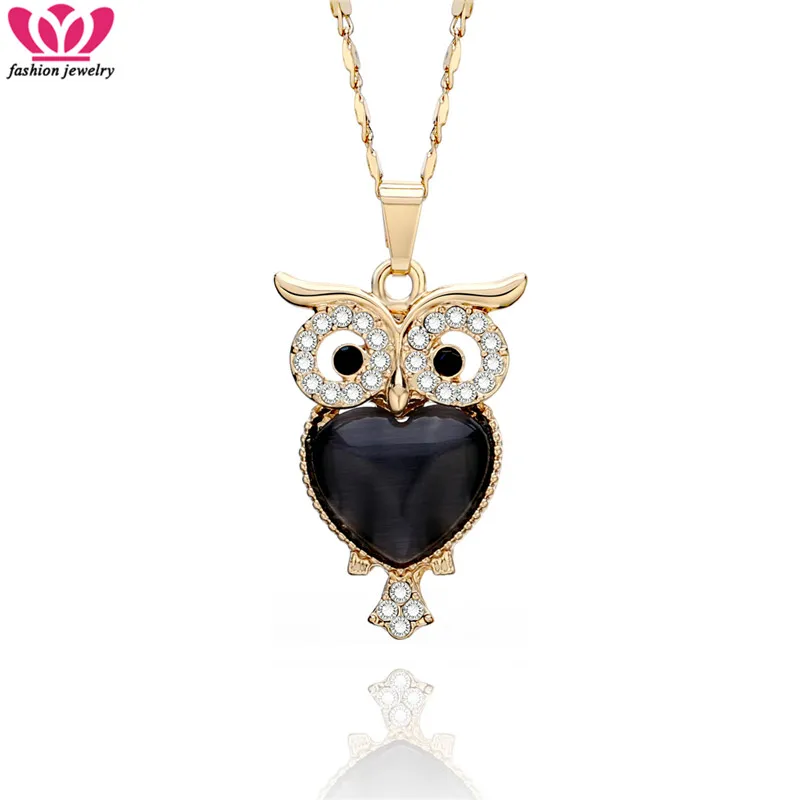 Cute Crystal Owl Pendant Necklace Black Cat Eye Animal Necklaces Fashion Trendy Style Choker Necklace For Women Gifts Jewelry
Cute Crystal Owl Pendant Necklace Black Cat Eye Animal Necklaces Fashion Trendy Style Choker Necklace For Women Gifts Jewelry