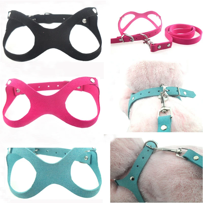 NEW Soft Crystal Rhinestone Puppy Dog Harness Suede Leather Collar Leash Set Safety Control Walking Harness Vest Leads Chihuahua
NEW Soft Crystal Rhinestone Puppy Dog Harness Suede Leather Collar Leash Set Safety Control Walking Harness Vest Leads Chihuahua