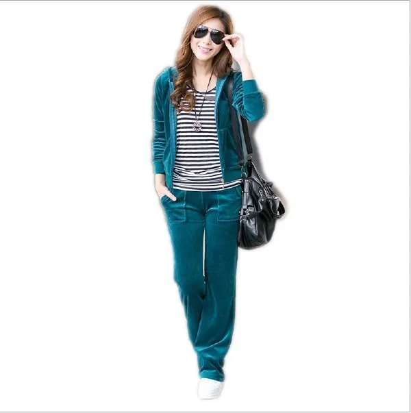 Autumn and spring good quality women 2-piece sets 2016 new Korean version Velvet plus size womens leisure coat clothes set
Autumn and spring good quality women 2-piece sets 2016 new Korean version Velvet plus size womens leisure coat clothes set