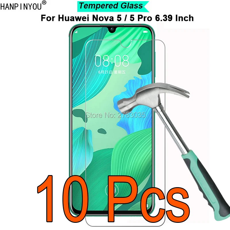 10 Pcs/Lot For Huawei Nova 5 / 5 Pro 5Pro 6.39" 9H Hardness 2.5D Ultra-thin Toughened Tempered Glass Film Screen Protector Guard
10 Pcs/Lot For Huawei Nova 5 / 5 Pro 5Pro 6.39" 9H Hardness 2.5D Ultra-thin Toughened Tempered Glass Film Screen Protector Guard