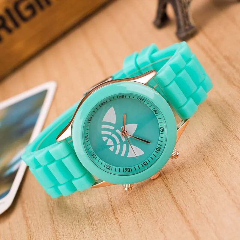 Reloj mujer 2021Top брендовые Модные прозрачные силиконовые кварцевые часы для мужчин и