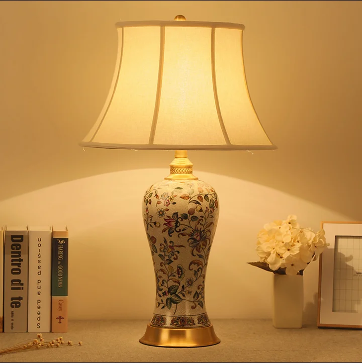 European white flower bird ceramic Table Lamps Chinese Touch Switch fabric copper base E27 LED lamp for bedside&foyer MF053
European white flower bird ceramic Table Lamps Chinese Touch Switch fabric copper base E27 LED lamp for bedside&foyer MF053