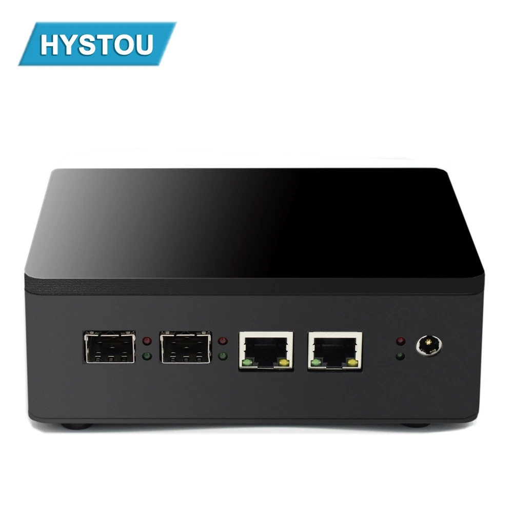 4LAN 4 ядра Celeron J1900 мини ПК с вентилятором PFsense Firewall маршрутизатор Server Computer 2 волокно