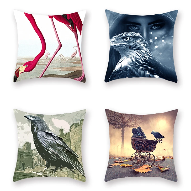 Set of 4 Throw Pillow Covers Watercolor Birds Pattern Pillow Cushion Cover 18 X 18 Inch Pillowcase Multicolor
Set of 4 Throw Pillow Covers Watercolor Birds Pattern Pillow Cushion Cover 18 X 18 Inch Pillowcase Multicolor