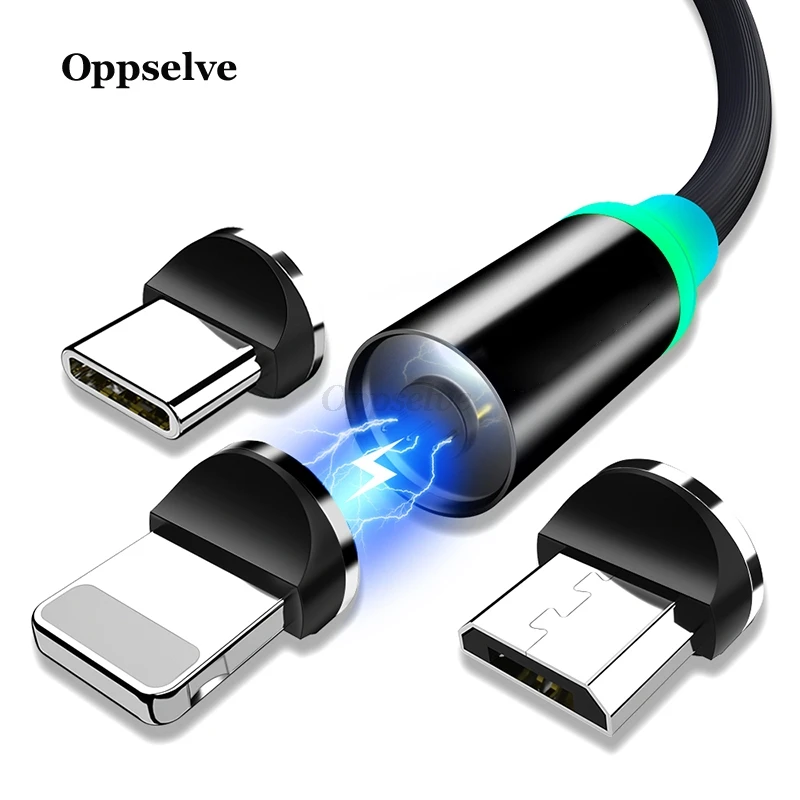 Oppselve Magnetic USB Cable For iPhone Samsung S10 Type C Magnetic Charging Wire Data Charger Micro USB Cable Mobile Phone Cable
Oppselve Magnetic USB Cable For iPhone Samsung S10 Type C Magnetic Charging Wire Data Charger Micro USB Cable Mobile Phone Cable