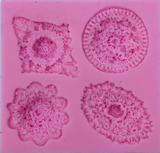 New! Retro 4 brooch flower sugar cake mold silicone sugar cake mold
New! Retro 4 brooch flower sugar cake mold silicone sugar cake mold