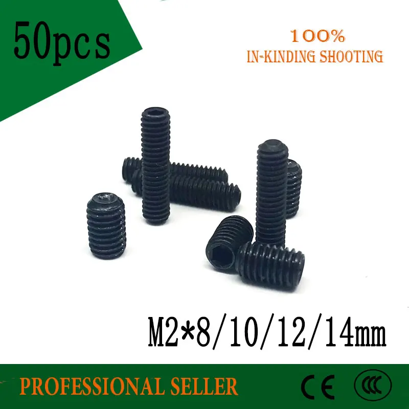 50pcs M2*8/10/12/14 mm Carbon Steel Screws Nut Headless Nuts Metric Thread groove Black Hex Fastener Socket Cap Head Screws
50pcs M2*8/10/12/14 mm Carbon Steel Screws Nut Headless Nuts Metric Thread groove Black Hex Fastener Socket Cap Head Screws
