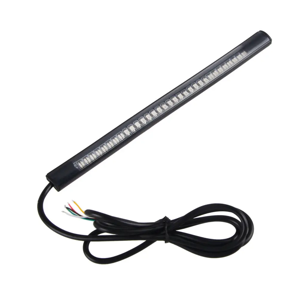 20cm 48-SMD Red Universal 12V LED Bar Brake Tail Light & Left/Right Turn Signal Lamp Motorcycle For Honda Yamaha Suzuki Kawasaki
20cm 48-SMD Red Universal 12V LED Bar Brake Tail Light & Left/Right Turn Signal Lamp Motorcycle For Honda Yamaha Suzuki Kawasaki