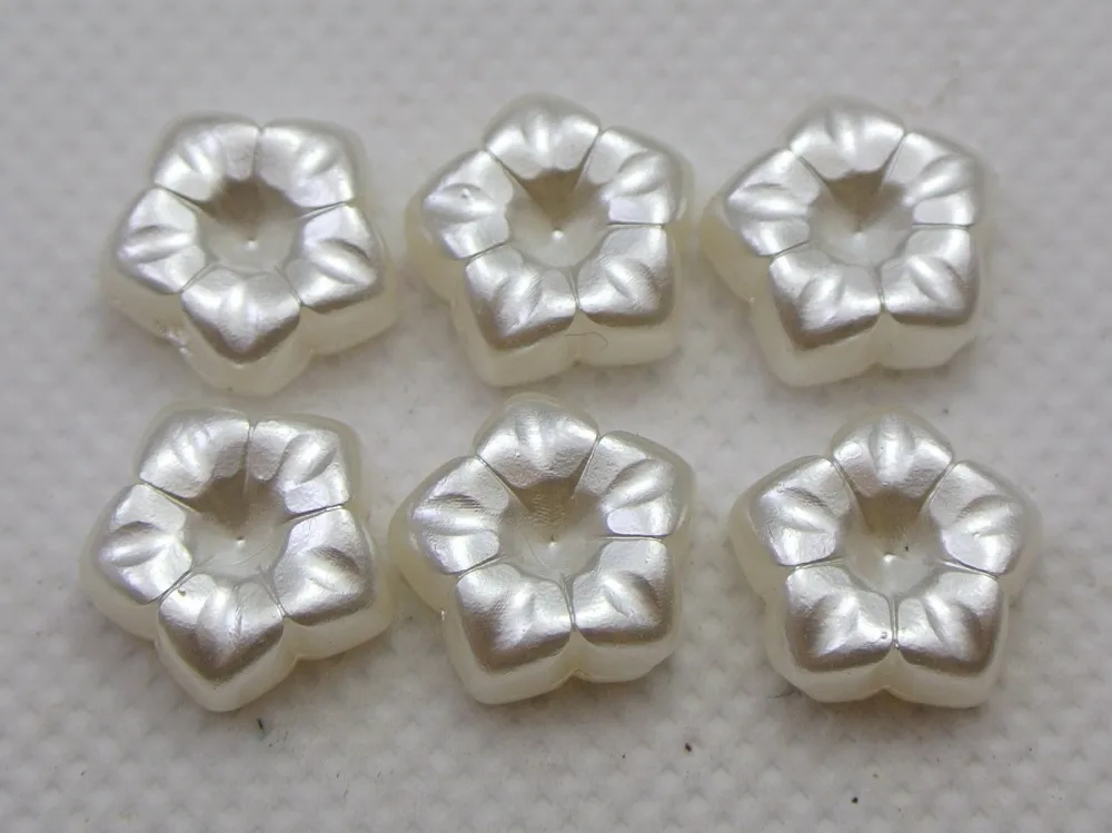 100 Ivory Acrylic FlatBack Pearl Star Flower Cabochon 12mm Bow Centre Craft DIY Wedding
100 Ivory Acrylic FlatBack Pearl Star Flower Cabochon 12mm Bow Centre Craft DIY Wedding