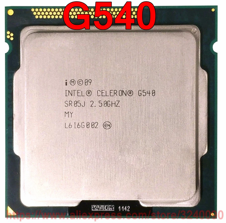 Оригинальный процессор Intel CPU CELERON G540 SR05J 2 50 ГГц Мб двухъядерный разъем 1155