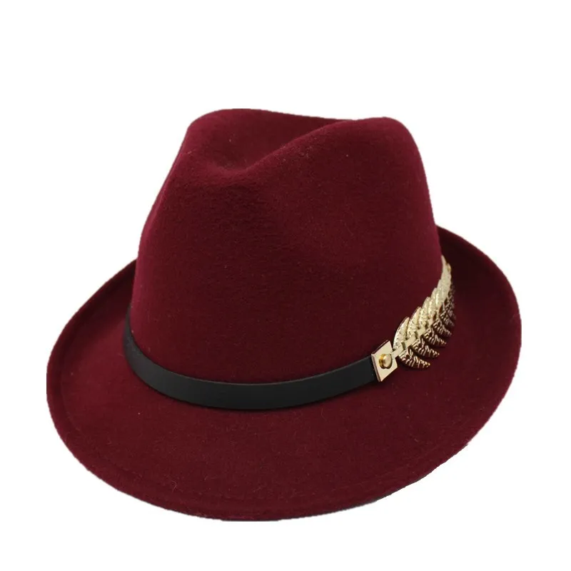 Seioum European US Roll Narrow Brim Wool Felt Fedora Hat for Men Women Trend Unisex Jazz Trilby Hat with Belt Metal Gentleman
Seioum European US Roll Narrow Brim Wool Felt Fedora Hat for Men Women Trend Unisex Jazz Trilby Hat with Belt Metal Gentleman