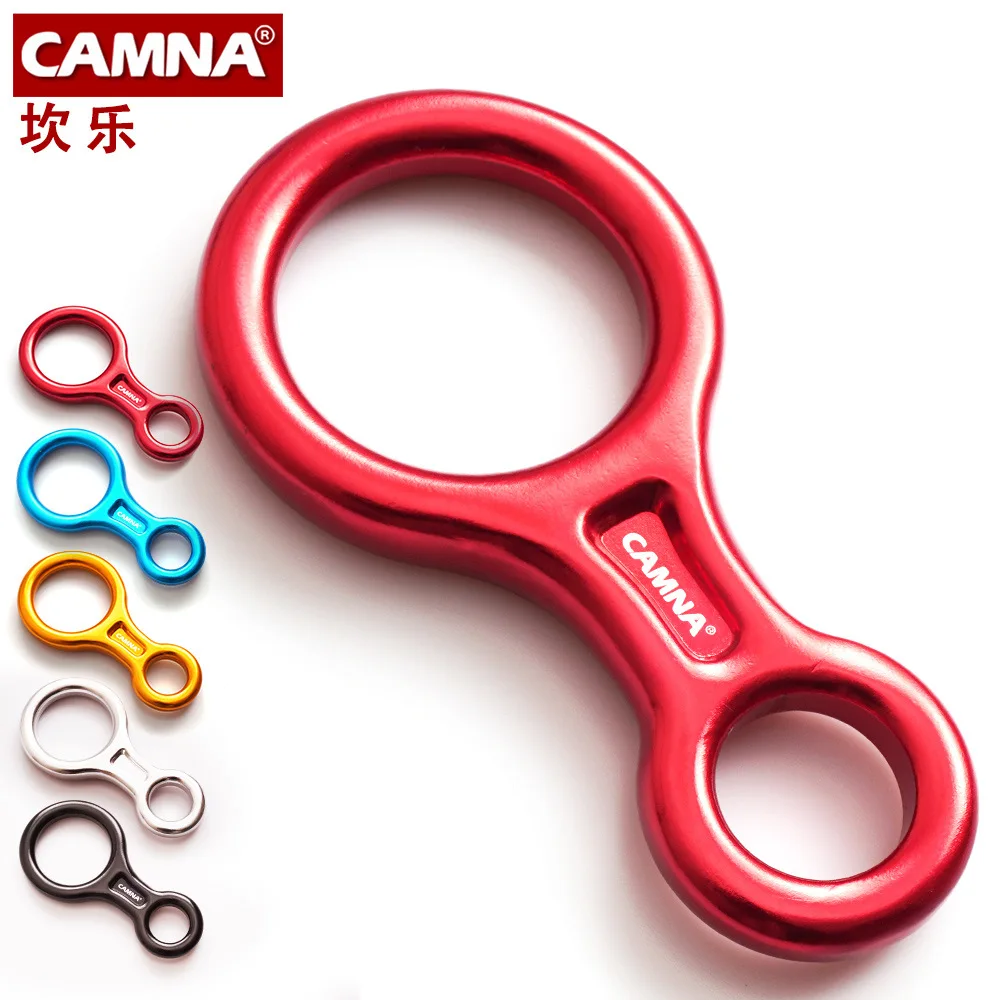 CAMNA outdoor aluminum magnesium alloy Rock Climbing 8 word ring 35KN Round Hoop Abseiling Device downhill Slow Down Descender
CAMNA outdoor aluminum magnesium alloy Rock Climbing 8 word ring 35KN Round Hoop Abseiling Device downhill Slow Down Descender