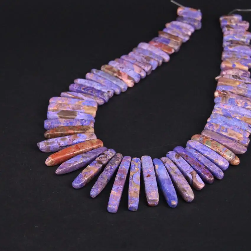 Бусины-палочки из натурального фиолетового нефрита, 15,5 дюйма/нитка
Бусины-палочки из натурального фиолетового нефрита, 15,5 дюйма/нитка