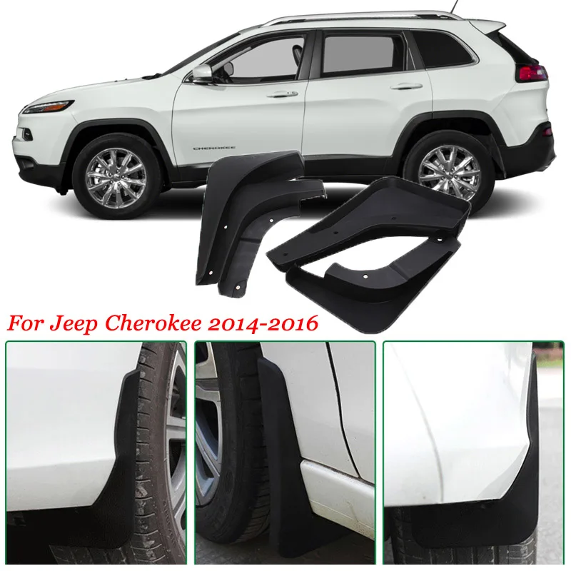 4 шт. Премиум Heavy Duty формованных Всплеск брызговики охранники крылья для Jeep Cherokee 2014-2016
4 шт. Премиум Heavy Duty формованных Всплеск брызговики охранники крылья для Jeep Cherokee 2014-2016
