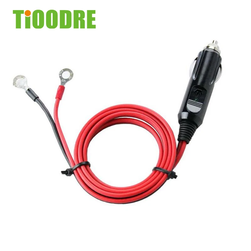 Автомобильный адаптер TiOODRE для прикуривателя 15 А штепсельная вилка шнур питания