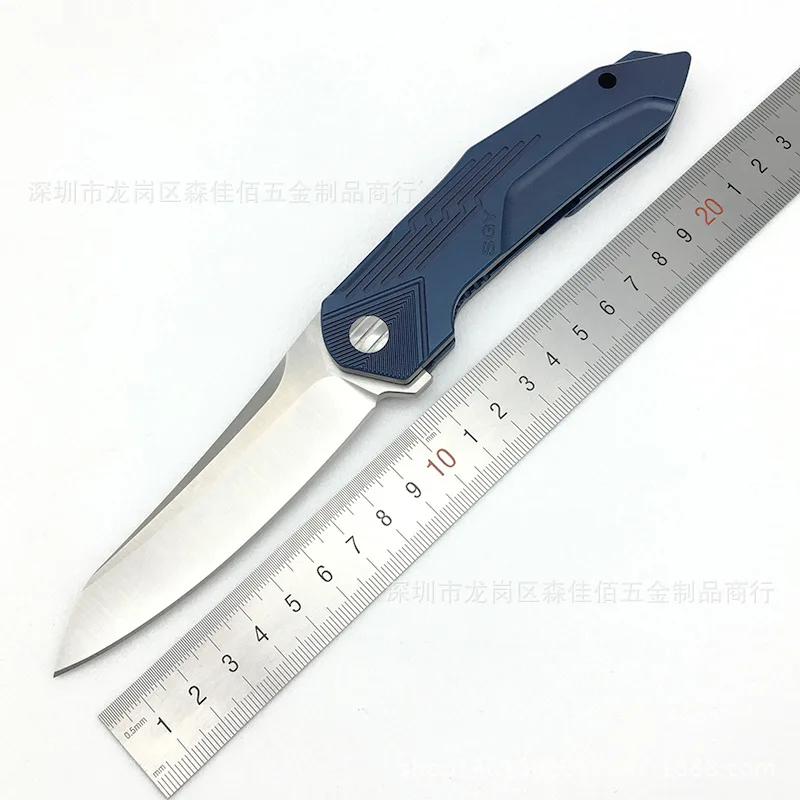 High quality bearing Titanium handle M390 blade knife hunting camping outdoor self-defense knife tactical army Survival knife
High quality bearing Titanium handle M390 blade knife hunting camping outdoor self-defense knife tactical army Survival knife