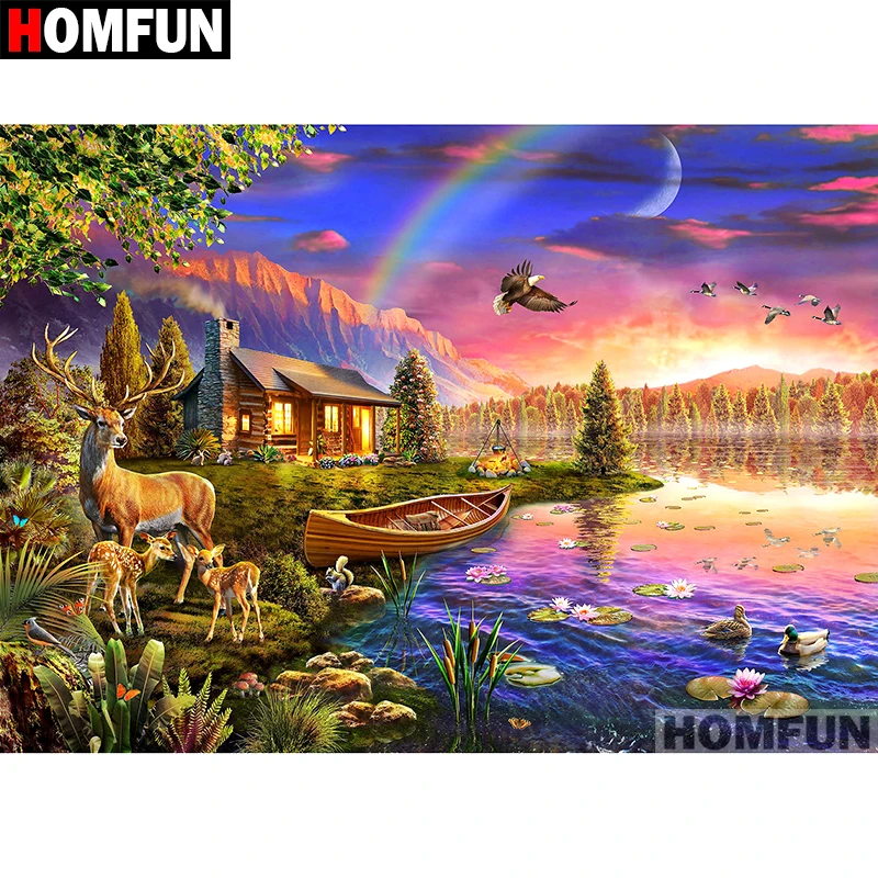 Алмазная вышивка HOMFUN «живописное озеро», узор «сделай сам», 5D алмазная живопись, вышивка крестиком, полноразмерная картина A07026
Алмазная вышивка HOMFUN «живописное озеро», узор «сделай сам», 5D алмазная живопись, вышивка крестиком, полноразмерная картина A07026