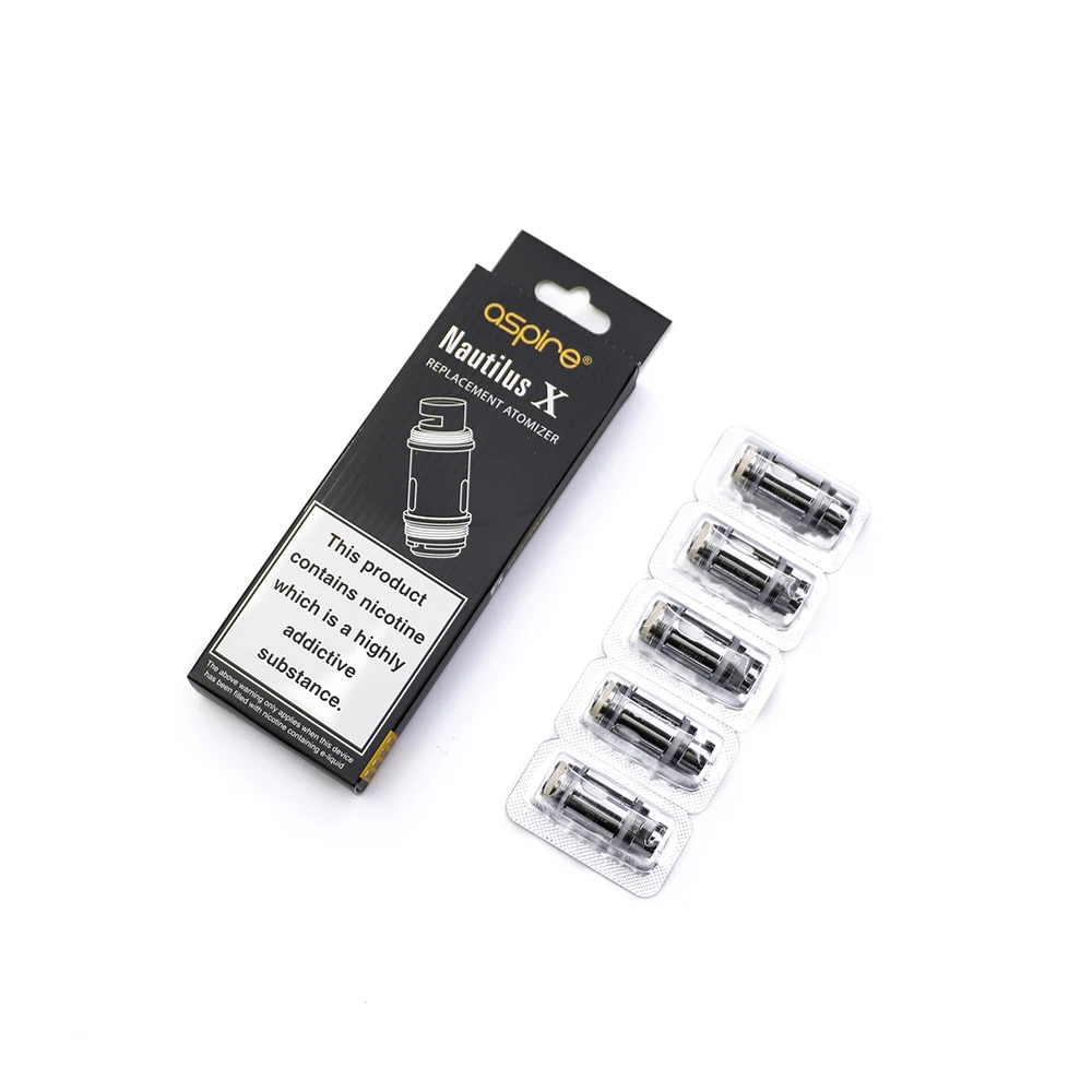 5pcs-Pack Aspire Nautilus X Катушки для приборов бренда "Aspire" nautilus сопротивление