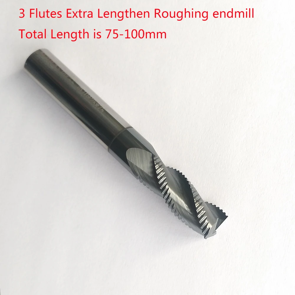 3pcs/lot D6x25x75L 6mm 3Flutes extra lengthen Roughing end mill Spiral Bit Milling Tools CNC Corn Endmills Router bits
3pcs/lot D6x25x75L 6mm 3Flutes extra lengthen Roughing end mill Spiral Bit Milling Tools CNC Corn Endmills Router bits