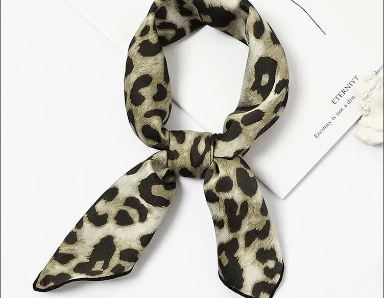 Yishine 60*60 CM Women Multifunction Polyester Silk Scarf Sexy Leopard Printed Satin Small Square Wraps Scarves Shawl
Yishine 60*60 CM Women Multifunction Polyester Silk Scarf Sexy Leopard Printed Satin Small Square Wraps Scarves Shawl