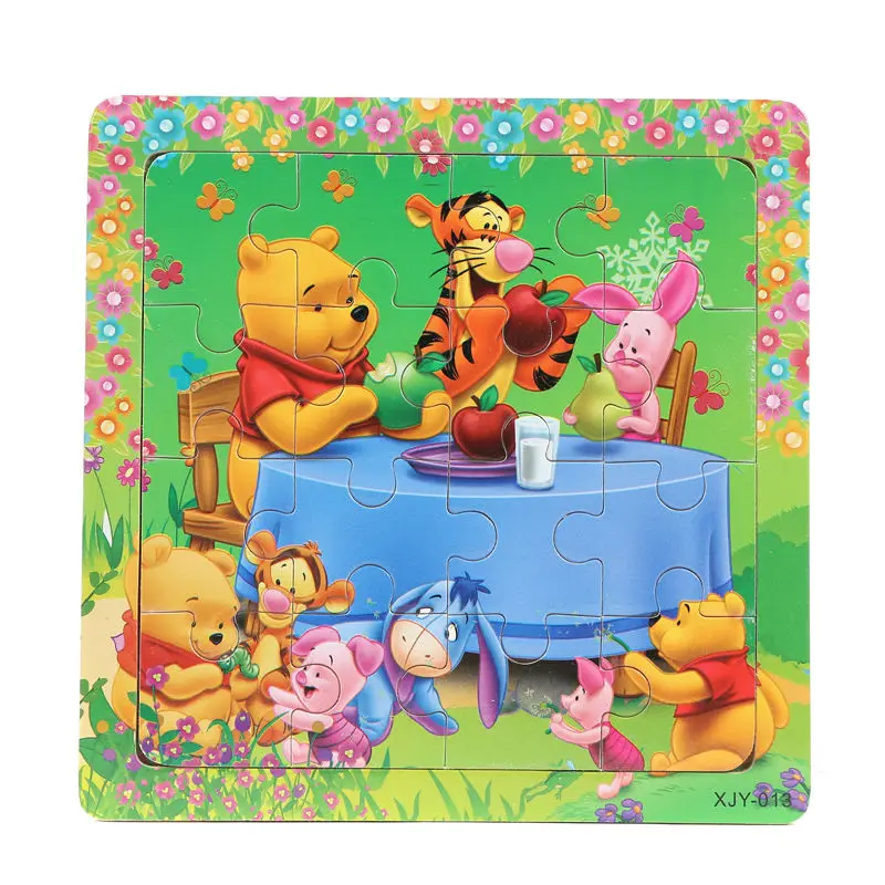 3D Wooden paper Jigsaw Puzzles Toys for Children Masha and Bear Dora Kids Baby Educational toys Puzzel | Игрушки и хобби