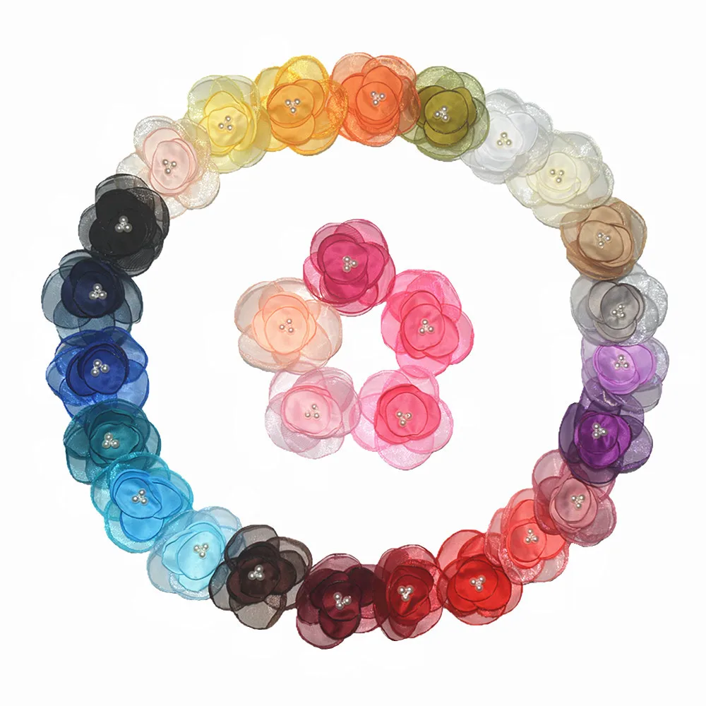 25 pcs/lot , 7cm singed satin gauze fabric flower for headwear hair apparel accessories 28 colors
25 pcs/lot , 7cm singed satin gauze fabric flower for headwear hair apparel accessories 28 colors
