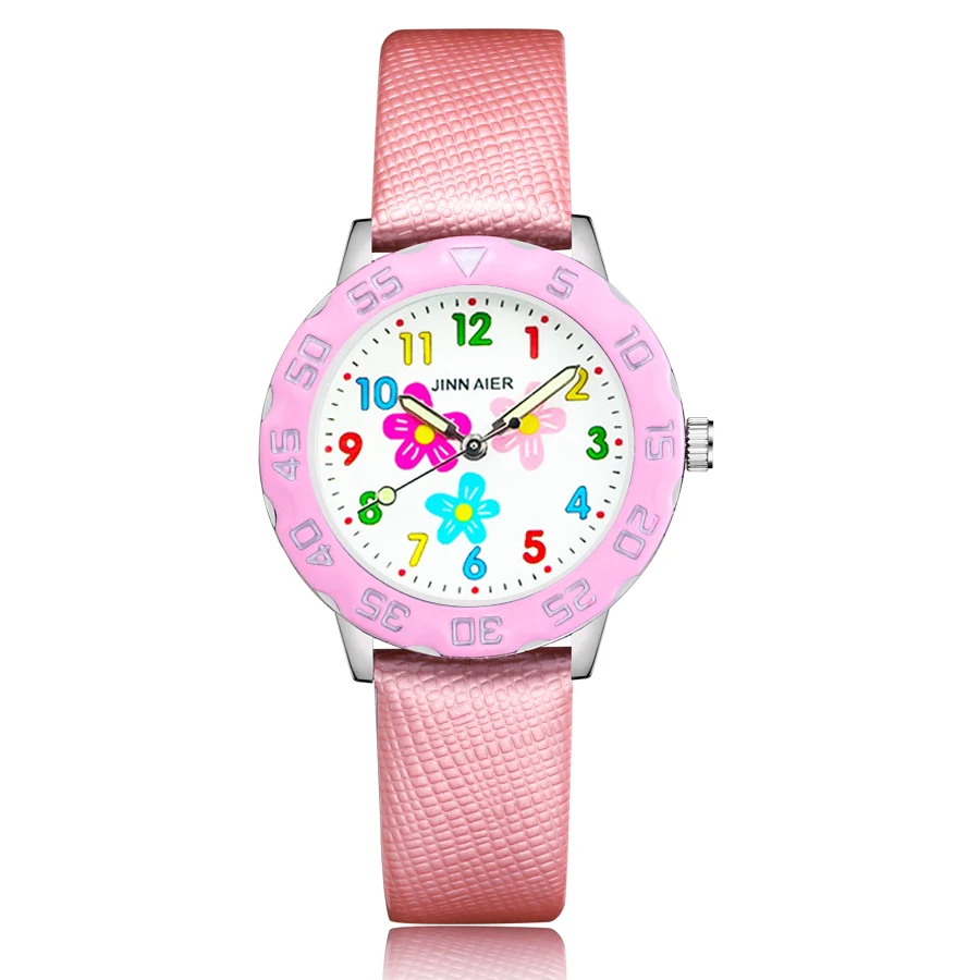 Fashion Cute Pretty Flower Style Children's Watches Kids Student Girls Boys Quartz Leather Wrist Watch Clcok JM32
Fashion Cute Pretty Flower Style Children's Watches Kids Student Girls Boys Quartz Leather Wrist Watch Clcok JM32