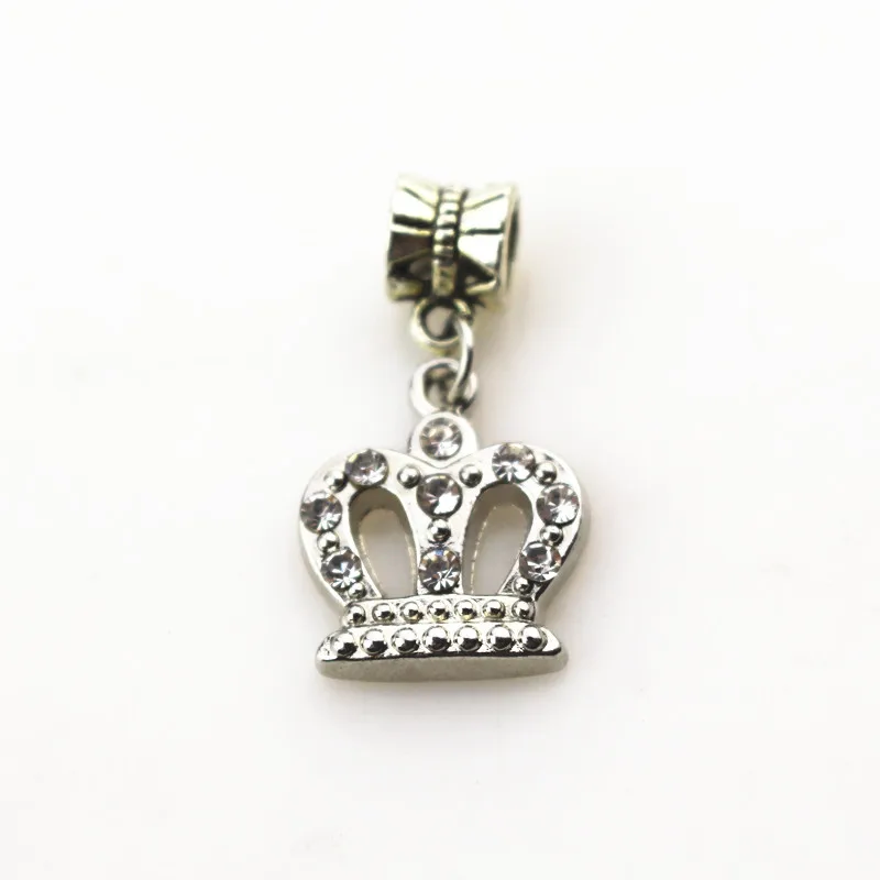 20pcs/lot crystal crown charms hanging charm big hole pendant beads charm fit pando bracelet diy jewelry dangle charms
20pcs/lot crystal crown charms hanging charm big hole pendant beads charm fit pando bracelet diy jewelry dangle charms