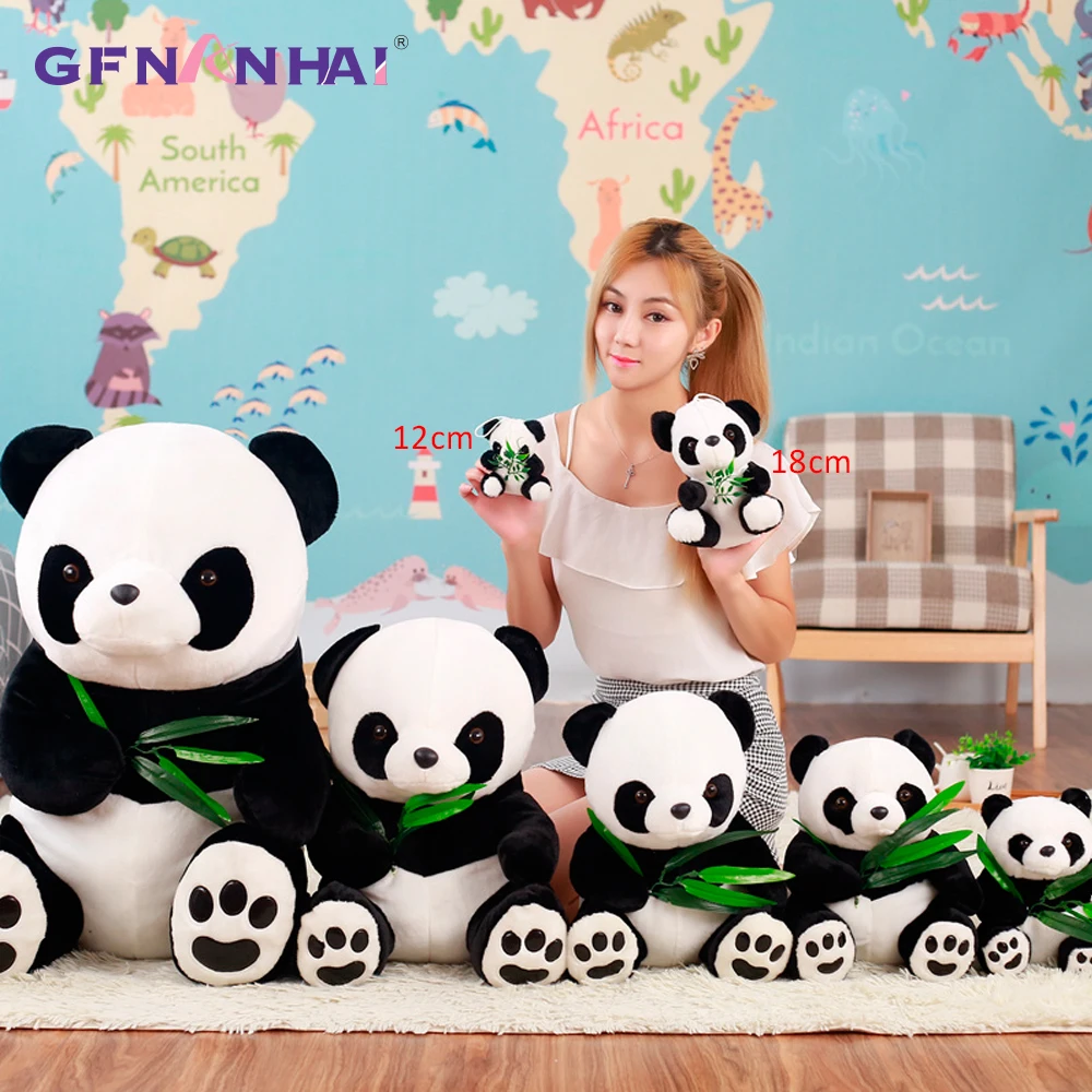 12/18cm 1 piece Panda Doll Plush Toy baby bear pillow Bamboo panda doll kids toys baby birthday gift for Children
12/18cm 1 piece Panda Doll Plush Toy baby bear pillow Bamboo panda doll kids toys baby birthday gift for Children