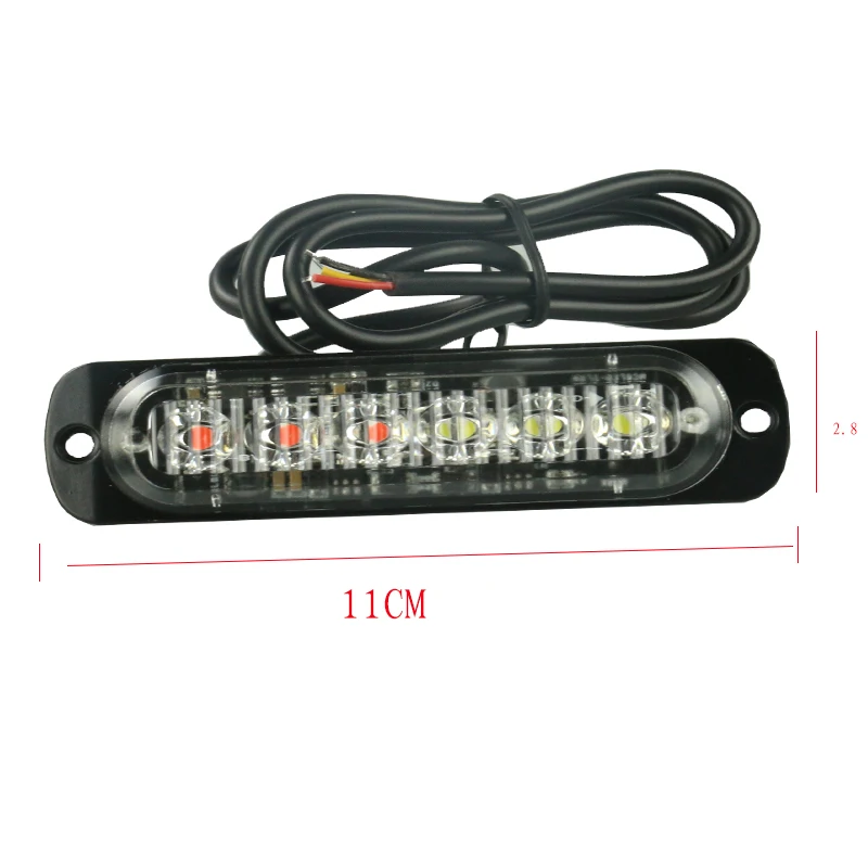 1pc 12V-24V Side Strobe Marker Lights Car Truck 6 LED Amber Flashing Emergency Hazard Warning Lamp Clearance light blue red
1pc 12V-24V Side Strobe Marker Lights Car Truck 6 LED Amber Flashing Emergency Hazard Warning Lamp Clearance light blue red