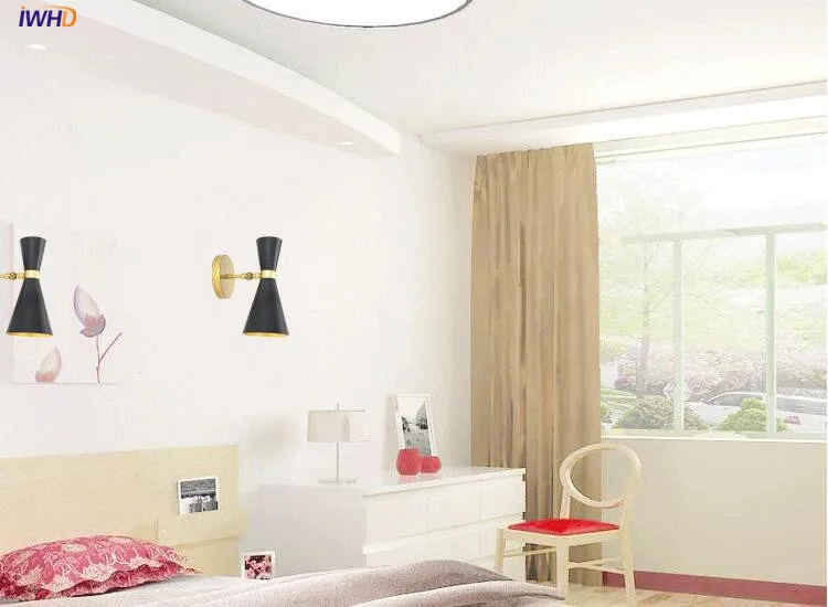 Nordic Modern Wall Lamp LED Black/White Rotatable Wandlamp Bedroom Living Room Bathroom Light Applique Murale Luminaire
Nordic Modern Wall Lamp LED Black/White Rotatable Wandlamp Bedroom Living Room Bathroom Light Applique Murale Luminaire