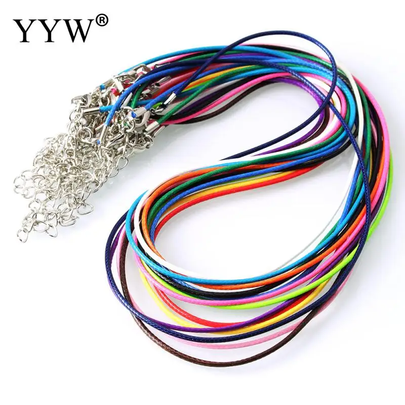 10 Pcs/lot 1MM Necklace Accessories Findings Necklace Cord for Pendant Necklace Women Men Lobster Clasp Waxed Nylon Cord 18 Inch
10 Pcs/lot 1MM Necklace Accessories Findings Necklace Cord for Pendant Necklace Women Men Lobster Clasp Waxed Nylon Cord 18 Inch