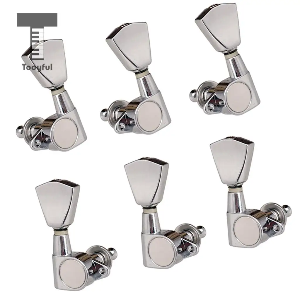 Tooyful Chrome 3R3L Machine Heads String Tuning Peg Tuners for Acoustic Guitar Accs
Tooyful Chrome 3R3L Machine Heads String Tuning Peg Tuners for Acoustic Guitar Accs