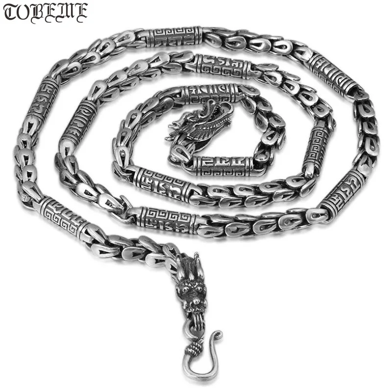 Handcrafted 100% 925 Silver Dragon Necklace Tibetan Six Words Proverb Necklace Power Dragon Necklace Man Jewelry
Handcrafted 100% 925 Silver Dragon Necklace Tibetan Six Words Proverb Necklace Power Dragon Necklace Man Jewelry