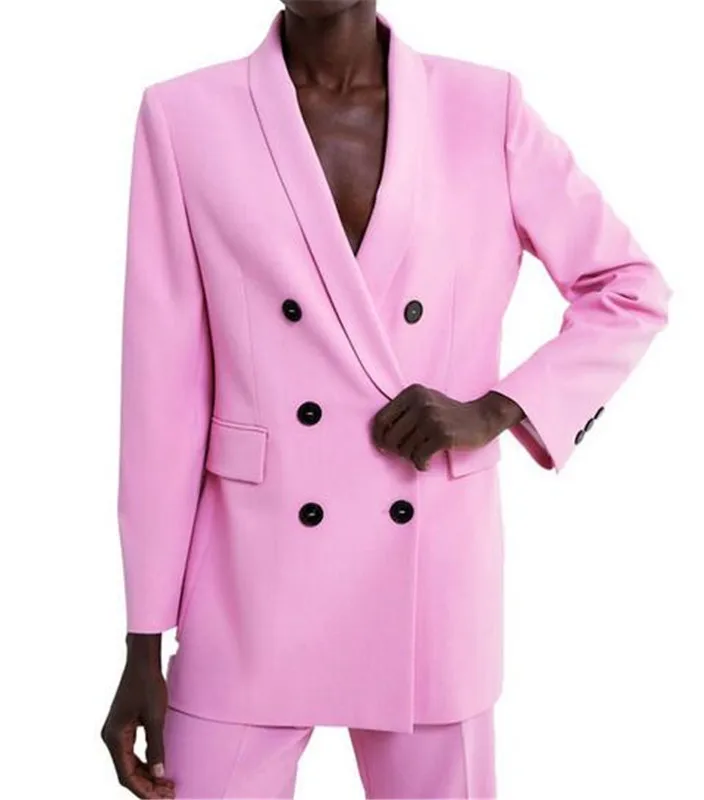 Pink Business Pant Suits for Women Plus Size Ladies Single Breasted Blazer+Pants for Work Pantsuit for Wedding Party Custom Made
Pink Business Pant Suits for Women Plus Size Ladies Single Breasted Blazer+Pants for Work Pantsuit for Wedding Party Custom Made