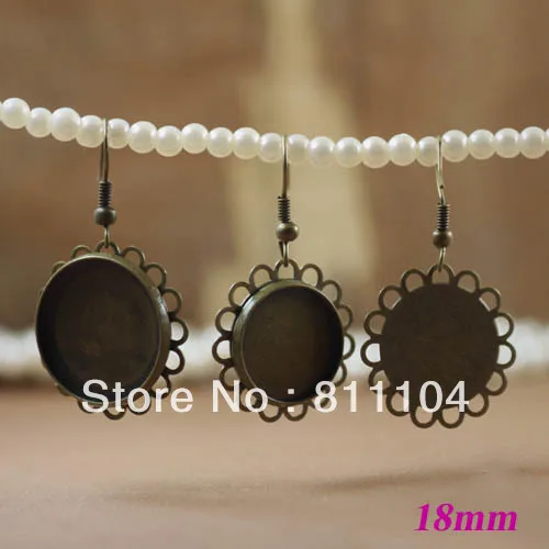 18mm Antique Bronze tone Blank Earrings Base Settings Double Lace Round Bezel Cabochon Ear Clip Hook Earrings Crafts Findings
18mm Antique Bronze tone Blank Earrings Base Settings Double Lace Round Bezel Cabochon Ear Clip Hook Earrings Crafts Findings