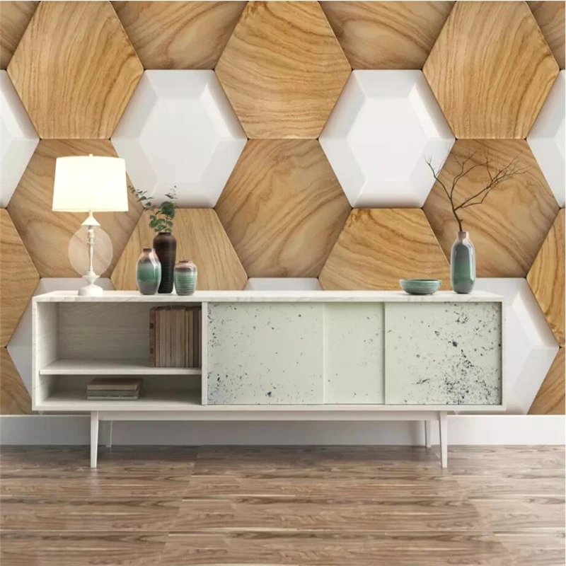 beibehang 3d wallpaper mural custom living room bedroom 3D stereo abstract geometry wood grain mural background decoration
beibehang 3d wallpaper mural custom living room bedroom 3D stereo abstract geometry wood grain mural background decoration